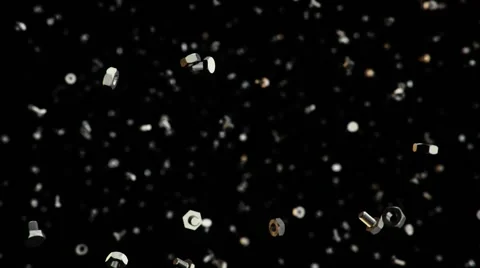 Drifting Nuts and Bolts Stock Footage 58574051