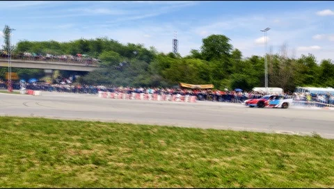 Drifting Race Car Video stock 108633426