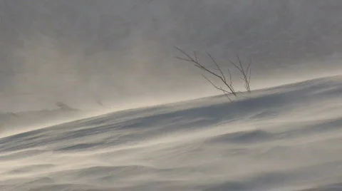 DRIFTING SNOW Stock-Footage 696376