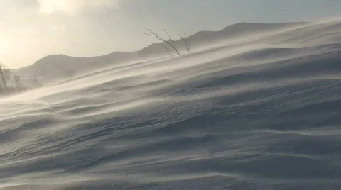 DRIFTING SNOW Stock-Footage 705787