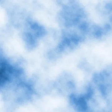 Drifting white clouds vector Illustrazione stock