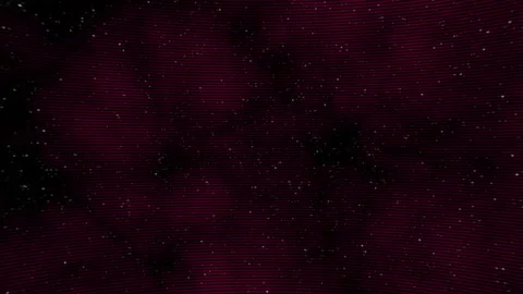 Drifting white spaceship icon into view above red nebula, entering green vortex Stock Footage 311450438
