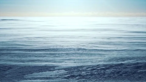 Drifts and falling snow in winter Video stock 77353346