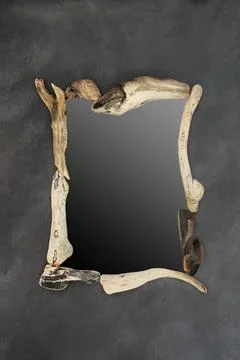 Driftwood Abstract Rectangular Background Border Stock Photos