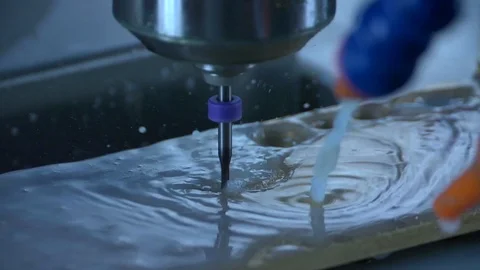 Drill and water  Stock Footage 91592146