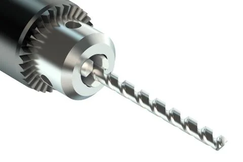 Drill bit in chuck イラスト素材