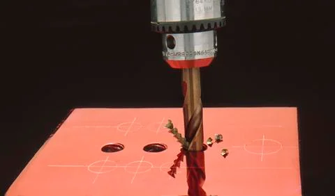 Drill bit close up Foto stock