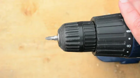 Drill with bit Stock Footage 25260528