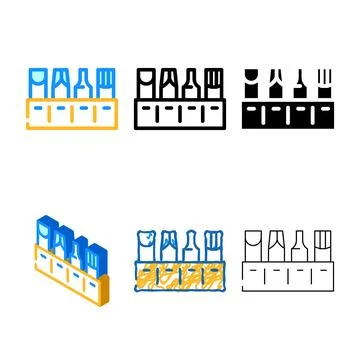 Drill bit holder color icon vector looks Stock Illustration