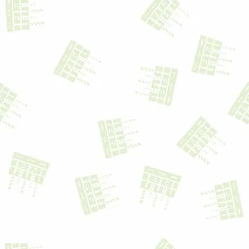Drill bit holder glyph seamless pattern Stock Illustration