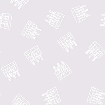 Drill bit holder line seamless pattern Stock Illustration