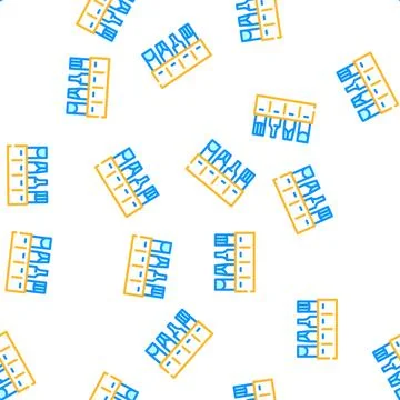 Drill bit holder vector seamless pattern Stock Illustration