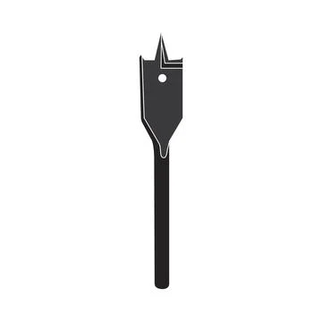 Drill bit icon Stock Illustration