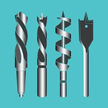 Drill bit icon Stock Illustration
