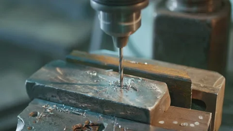 Drill bit for metal Stock Footage 89553926