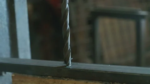 Drill bit for metal Stock Footage 89554586