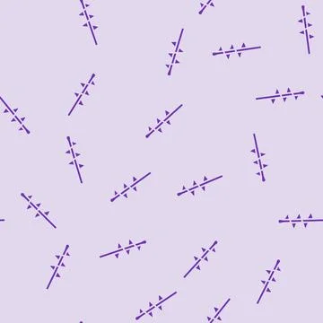 Drill bit planting garden tool glyph seamless pattern Stock Illustration