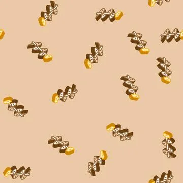 Drill bit planting garden tool isometric icon seamless pattern Stock Illustration