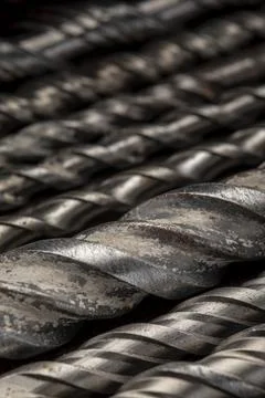 Drill bits for drilling concrete masonry or stone Stock Photos