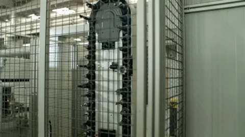 Drill bits manufacturing machine Stock Footage 71024193