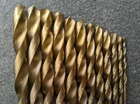 Drill Bits (Parallel) Stock Photos