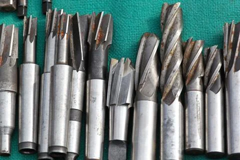 Drill bits Stock Photos