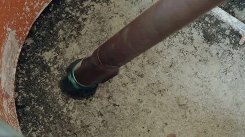 Drill boring ground machine. footage black magic camera Stock Footage 59555357