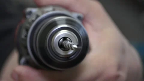 Drill close-up. It turns Stock Footage 153091726
