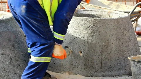 Drill for concrete Stock Footage 45614202