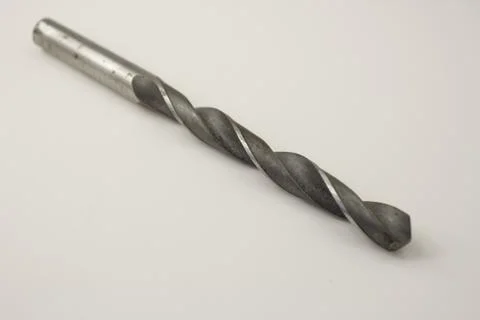 Drill, construction tool, on a white background Stock Photos