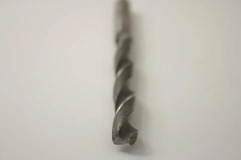 Drill, construction tool, on a white background Stock Photos