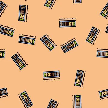 Drill core samples vector seamless pattern Ilustración de archivo