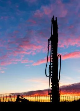 Drill Dawn Stock Photos
