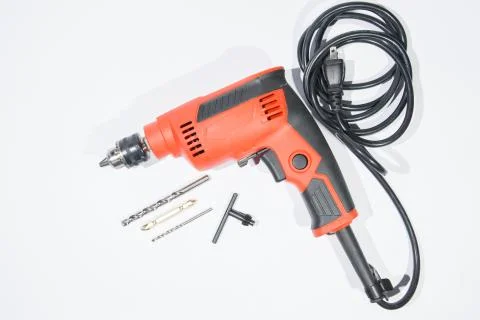 Drill electric hand Stock Photos