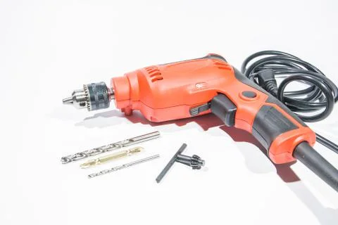 Drill electric hand Stock Photos