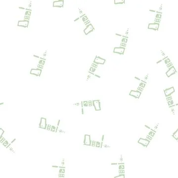Drill equipment glyph vector seamless pattern Stock Illustration
