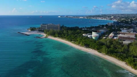 Drill Hall Beach, St. Michael, Barbados Stock Footage 324767959