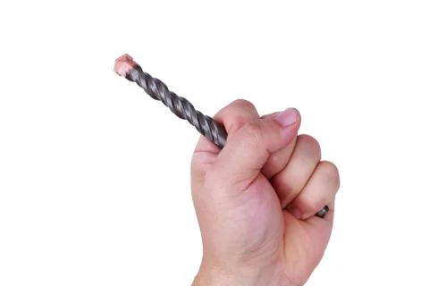 Drill in hand Stock Photos