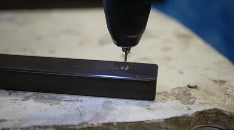 Drill a hole screwdriver Stock Footage 69022039