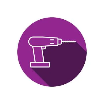 Drill icon vector Stock Illustration