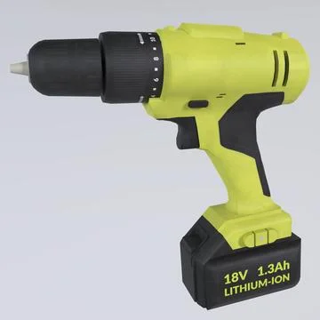 Drill isolated on white background Stock Illustration