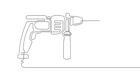 Drill .Locksmith tool for work. Video stock 248310215
