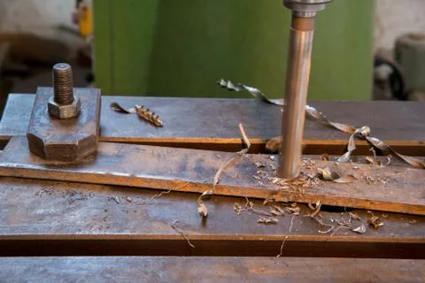 Drill machine closeup Stock Photos