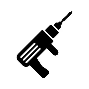 Drill, machine icon. Stock Illustration