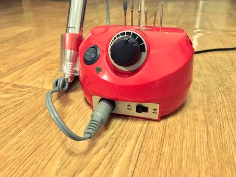 Drill machine for processing nails №2 写真素材