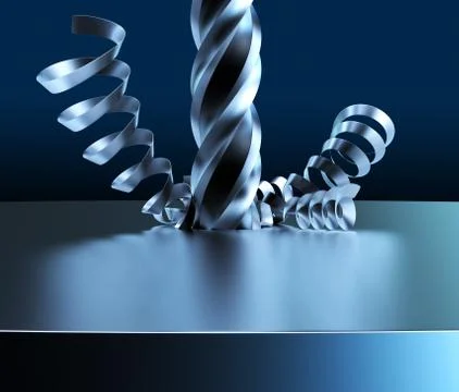 Drill metal Stock Illustration