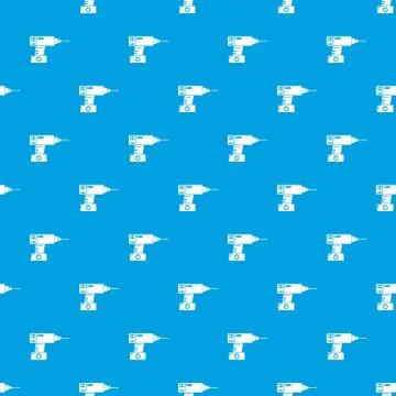 Drill pattern seamless blue Stock Illustration
