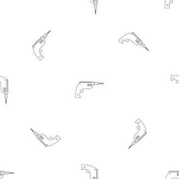 Drill pattern seamless Stock Illustration