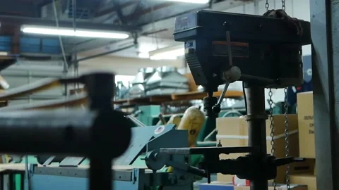 Drill Press in a warehouse 動画素材 166969083