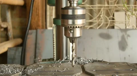 Drill rig for tools Stock Footage 64329134